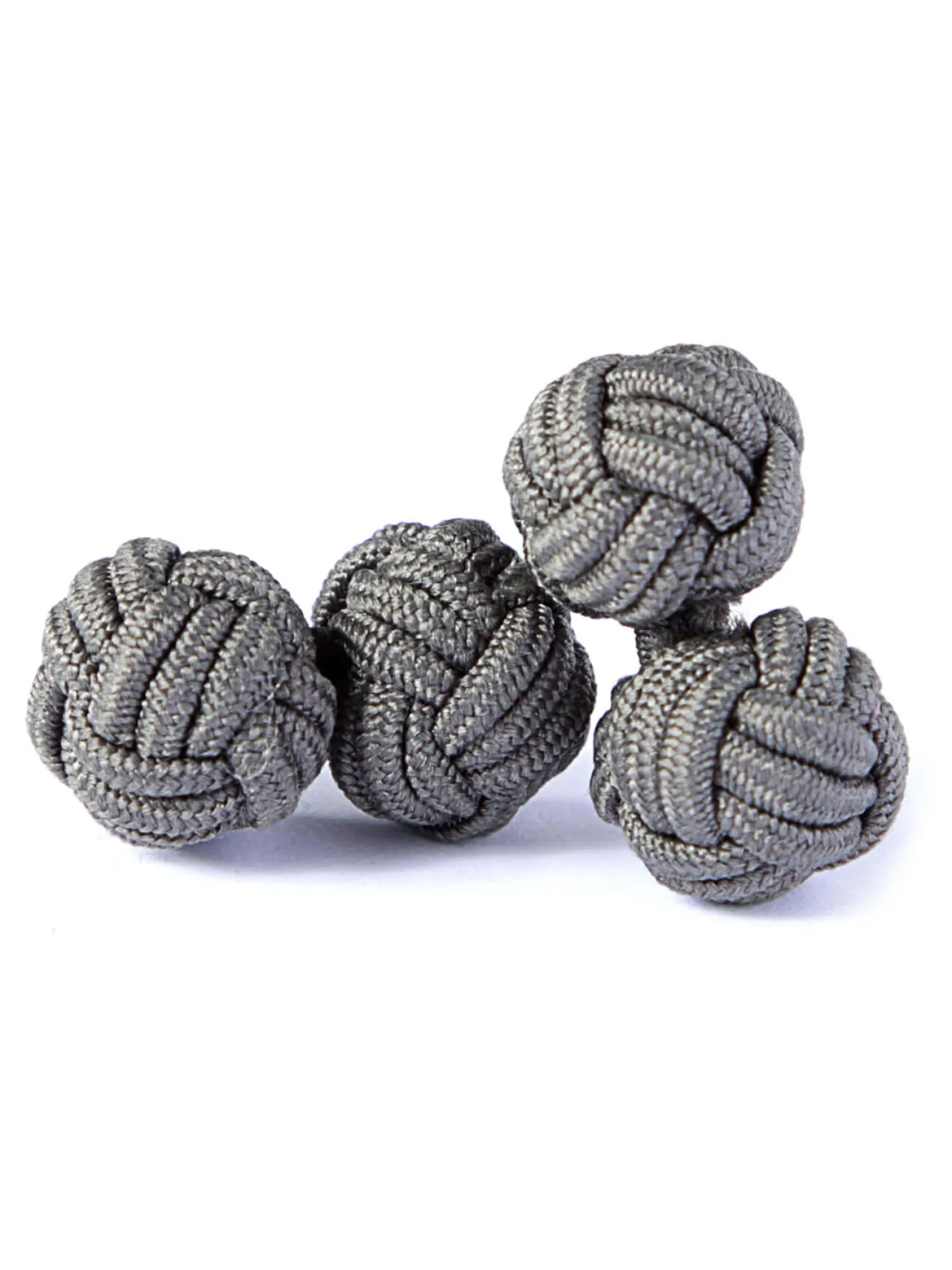 Bruce Field Assortiment de boutons de manchette passementerie pure soie unie
