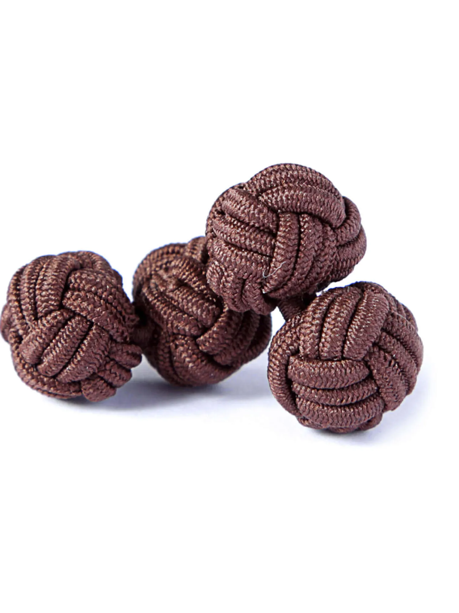 Bruce Field Assortiment de boutons de manchette passementerie pure soie unie