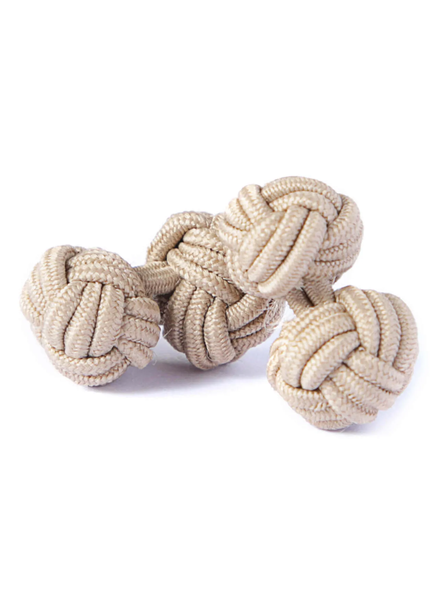 Bruce Field Assortiment de boutons de manchette passementerie pure soie unie
