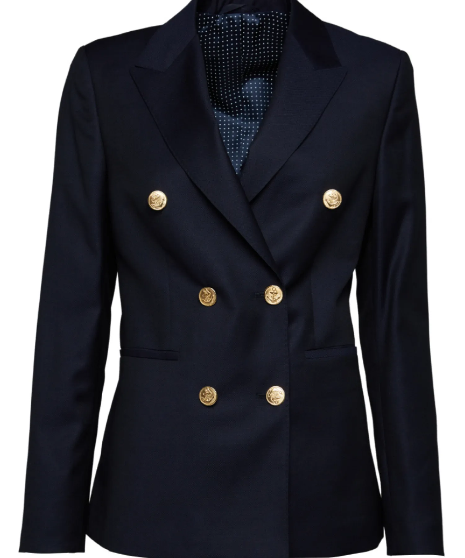 Femme Bruce Field Blazer Caroline croisé pure laine à boutons dorés