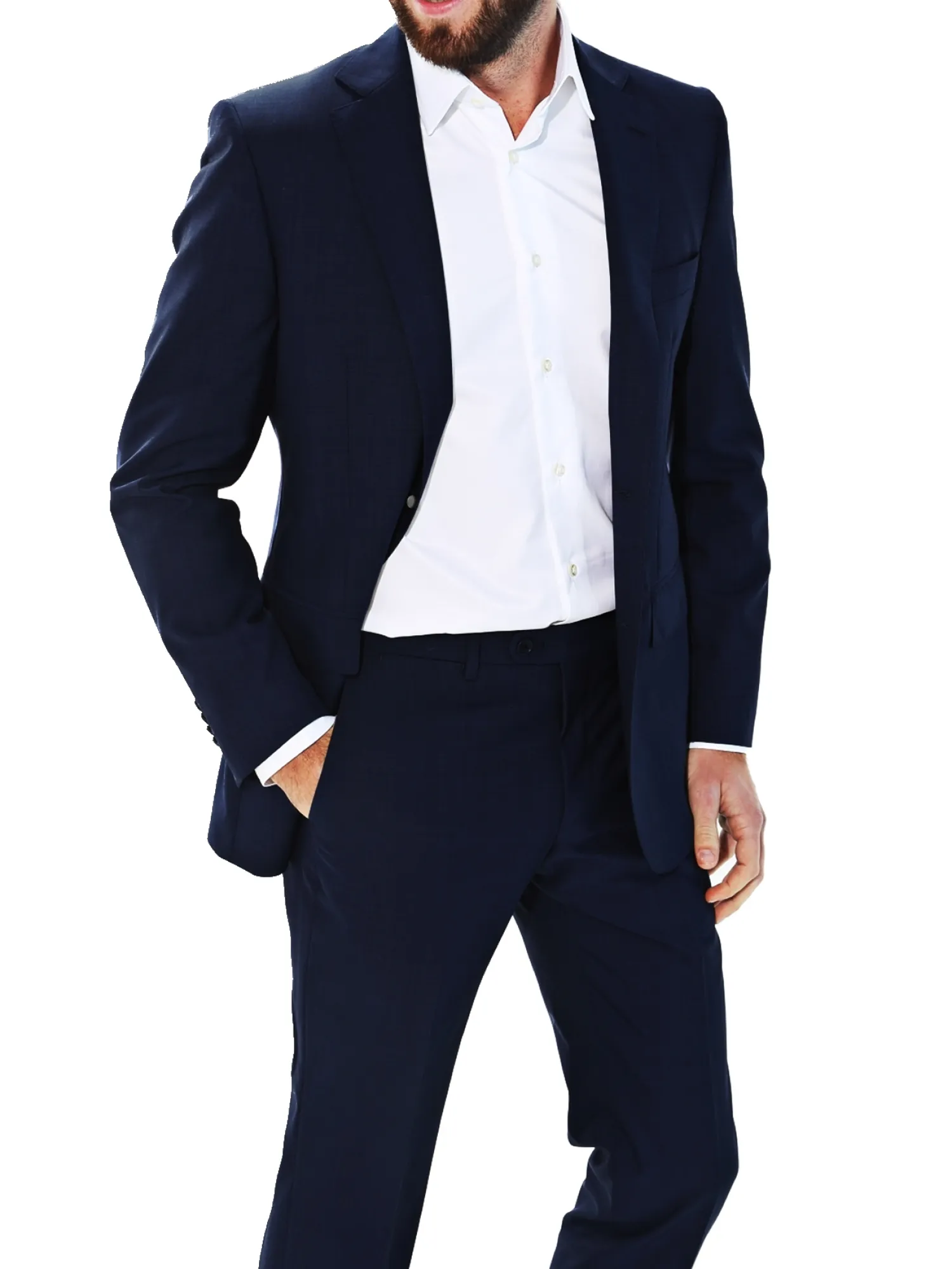Homme Bruce Field Blazer Didier grande taille ajusté pure laine piquée boutons argentés Tissus Reda