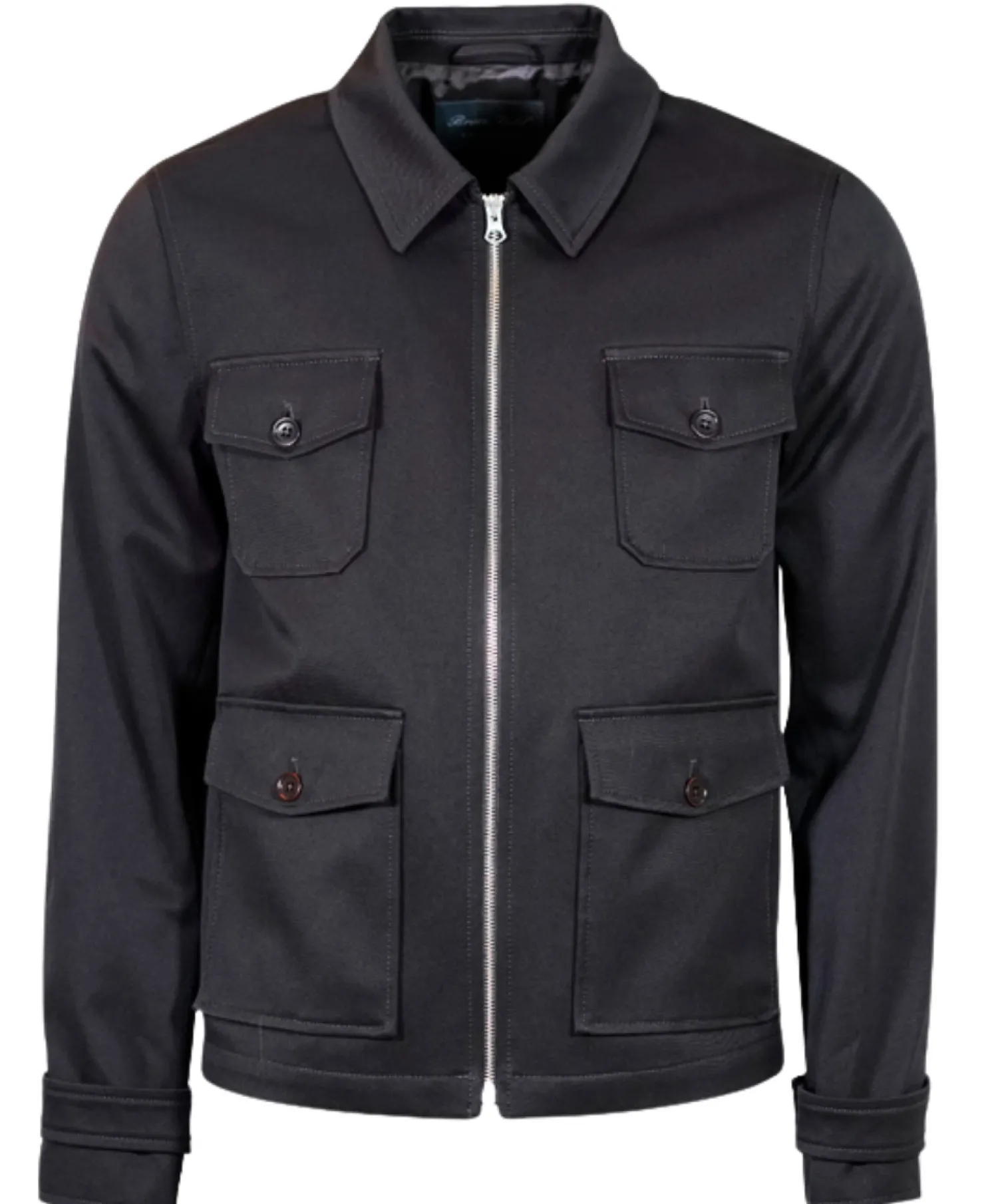 Homme Bruce Field Blouson Gilles pur coton épais