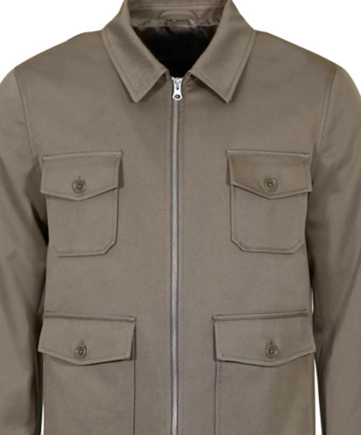 Homme Bruce Field Blouson Gilles pur coton épais