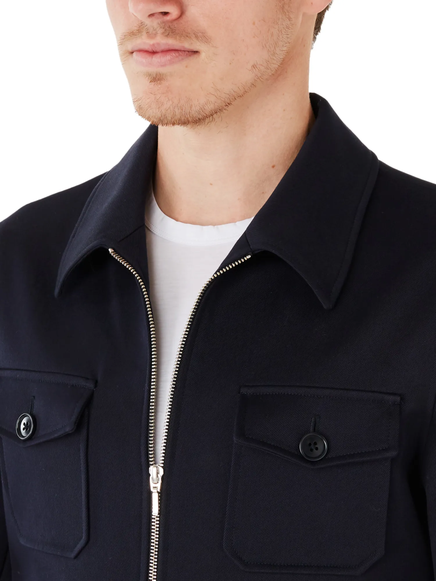 Homme Bruce Field Blouson Gilles pur coton épais