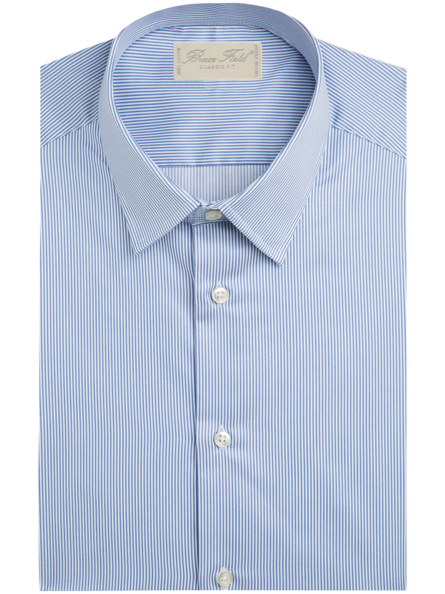 Homme Bruce Field Chemise Alexian coupe classique pur coton à rayures Pessoa