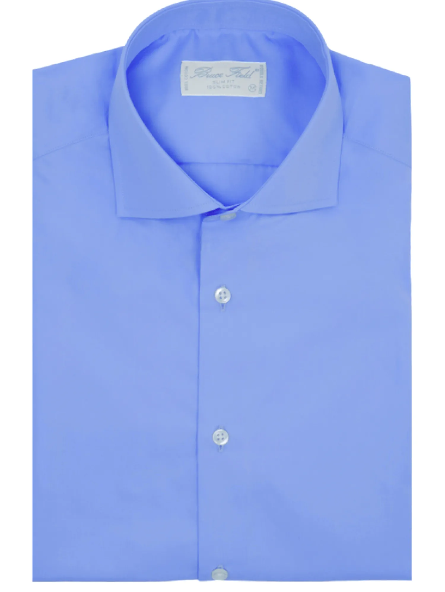 Homme Bruce Field Chemise Paolo cintrée col italien en pur coton Easy Care Non Iron
