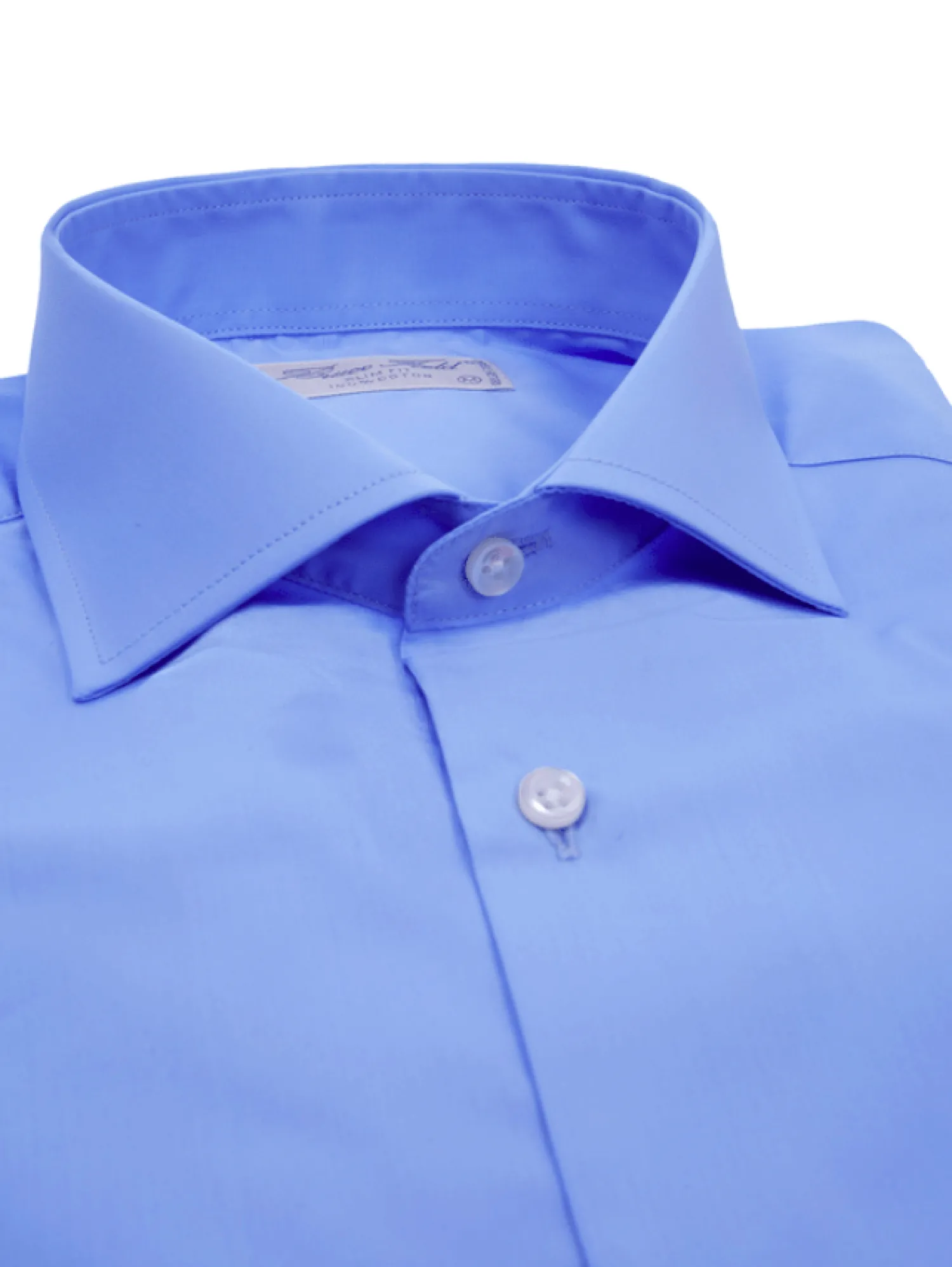 Homme Bruce Field Chemise Paolo cintrée col italien en pur coton Easy Care Non Iron
