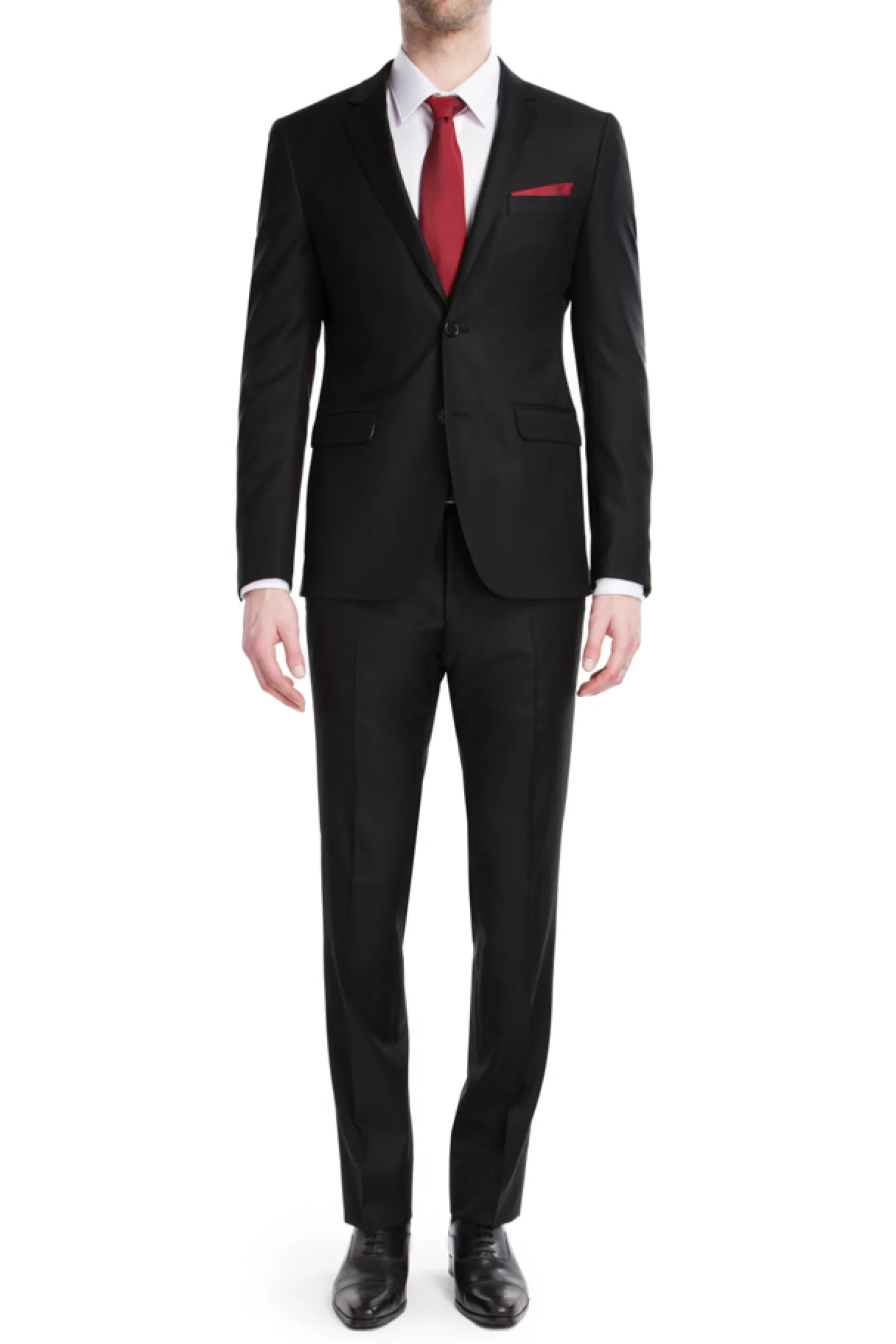 Homme Bruce Field Costume Daniel cintré pure laine Super 110's Vitale Barberis Canonico