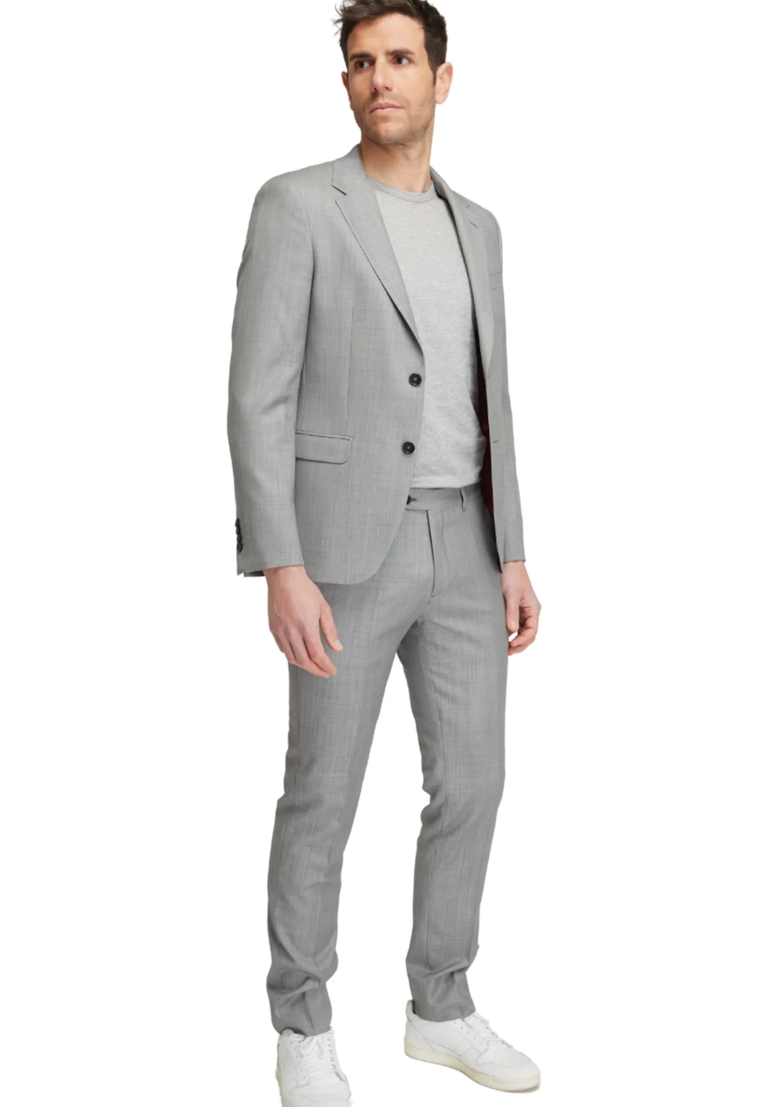 Homme Bruce Field Costume Daniel cintré pure laine Super 110's Vitale Barberis Canonico