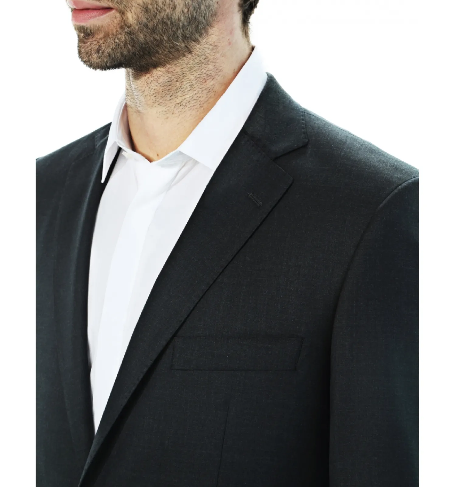 Homme Bruce Field Costume Dario ajusté pure laine Super 110's Vitale Barberis Canonico