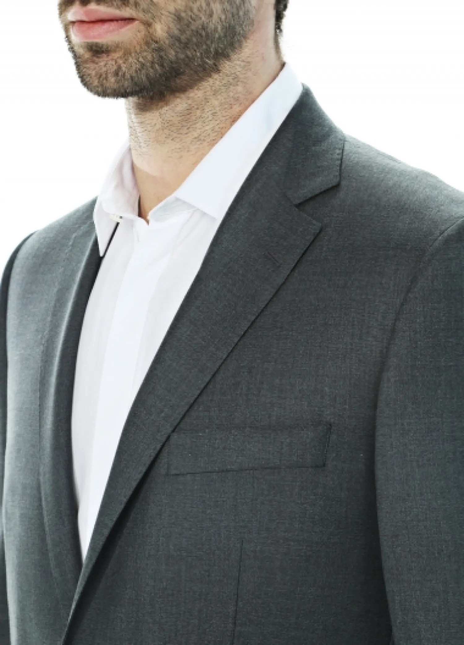 Homme Bruce Field Costume Dario ajusté pure laine Super 110's Vitale Barberis Canonico