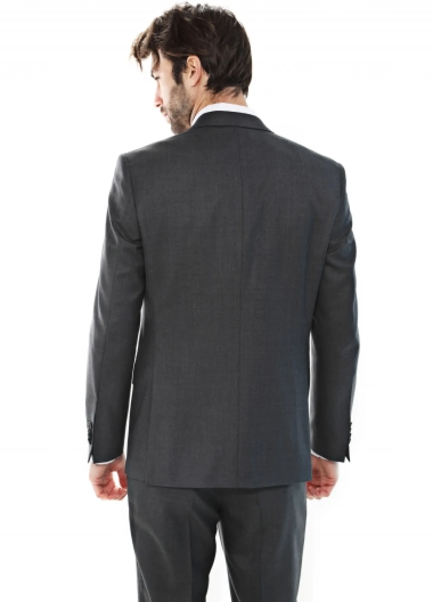 Homme Bruce Field Costume Dario ajusté pure laine Super 110's Vitale Barberis Canonico