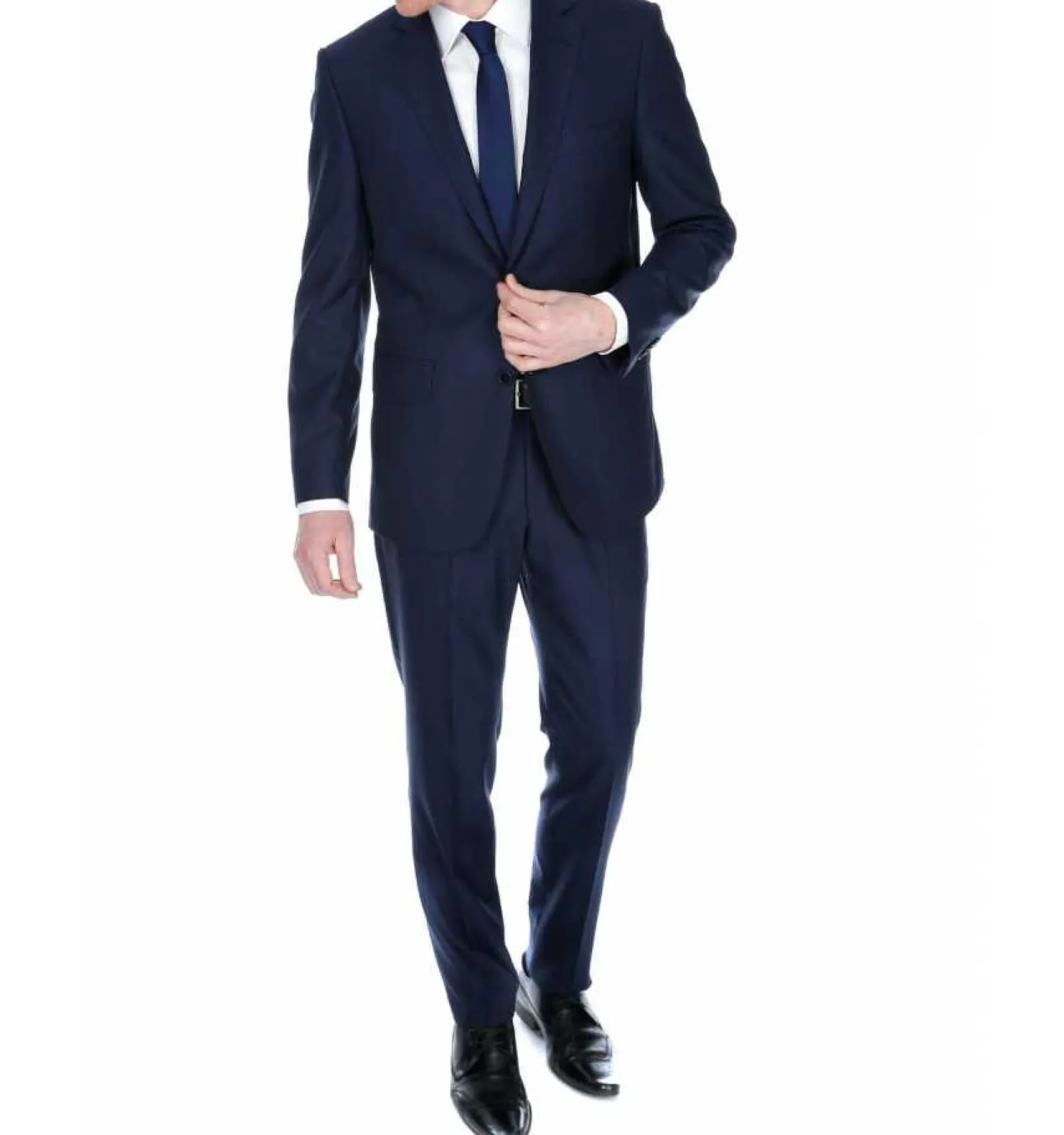 Homme Bruce Field Costume Dario ajusté pure laine Super 110's Vitale Barberis Canonico