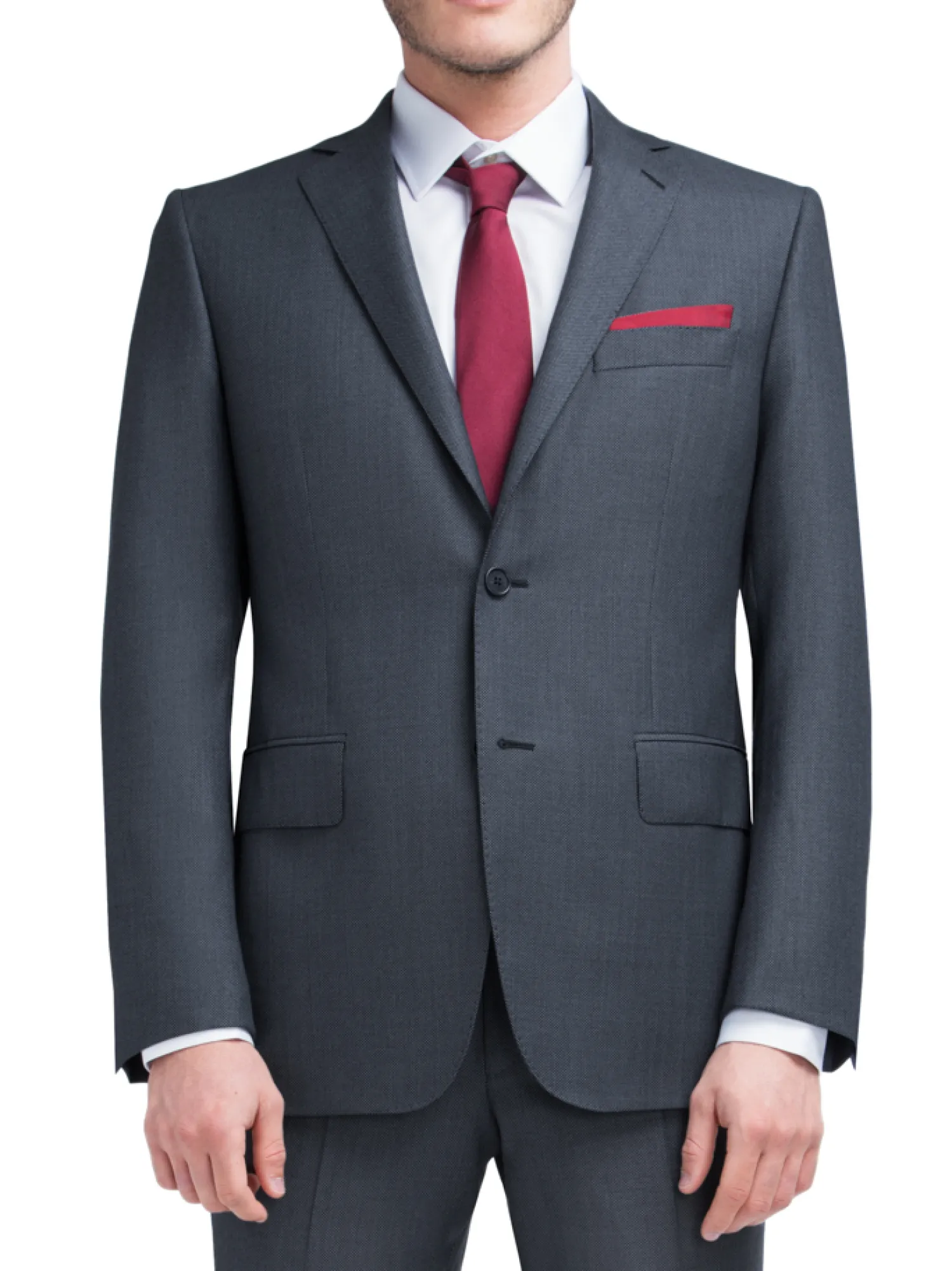 Homme Bruce Field Costume Didier grande taille ajustée pure laine Super 110's Vitale Barberis Canonico