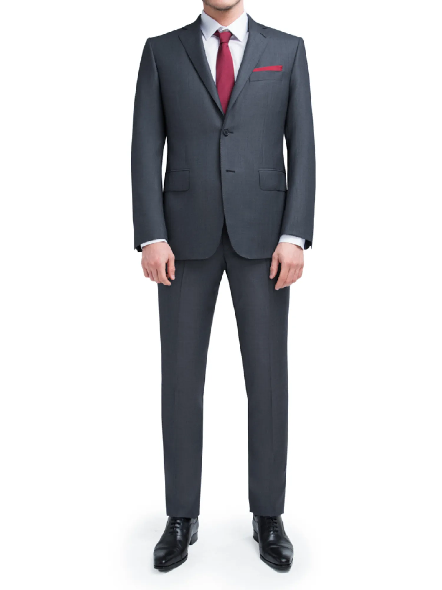 Homme Bruce Field Costume Didier grande taille ajustée pure laine Super 110's Vitale Barberis Canonico