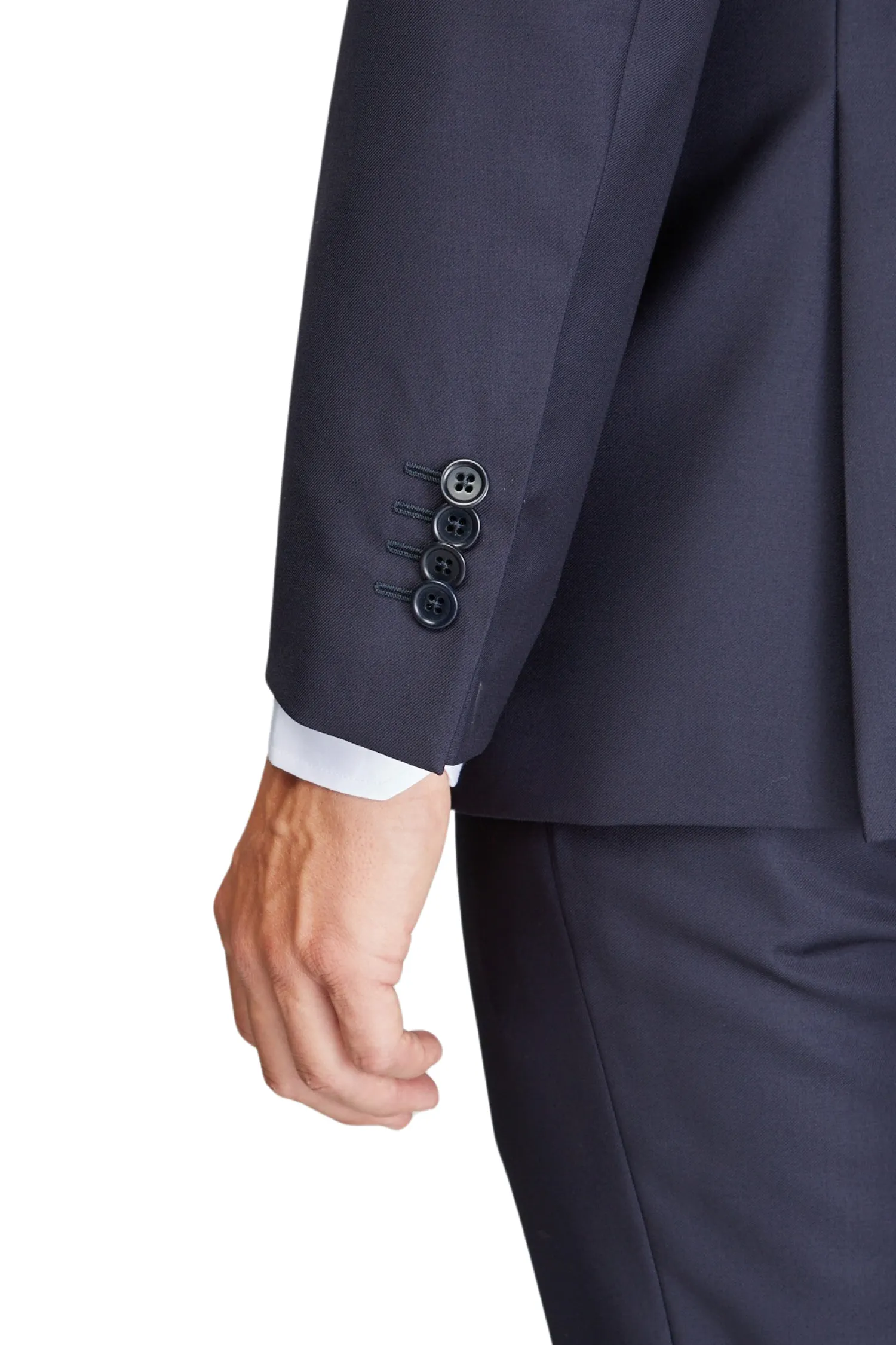 Homme Bruce Field Costume Mathieu coupe croisée moderne pur laine Vitale Barberis Canonico