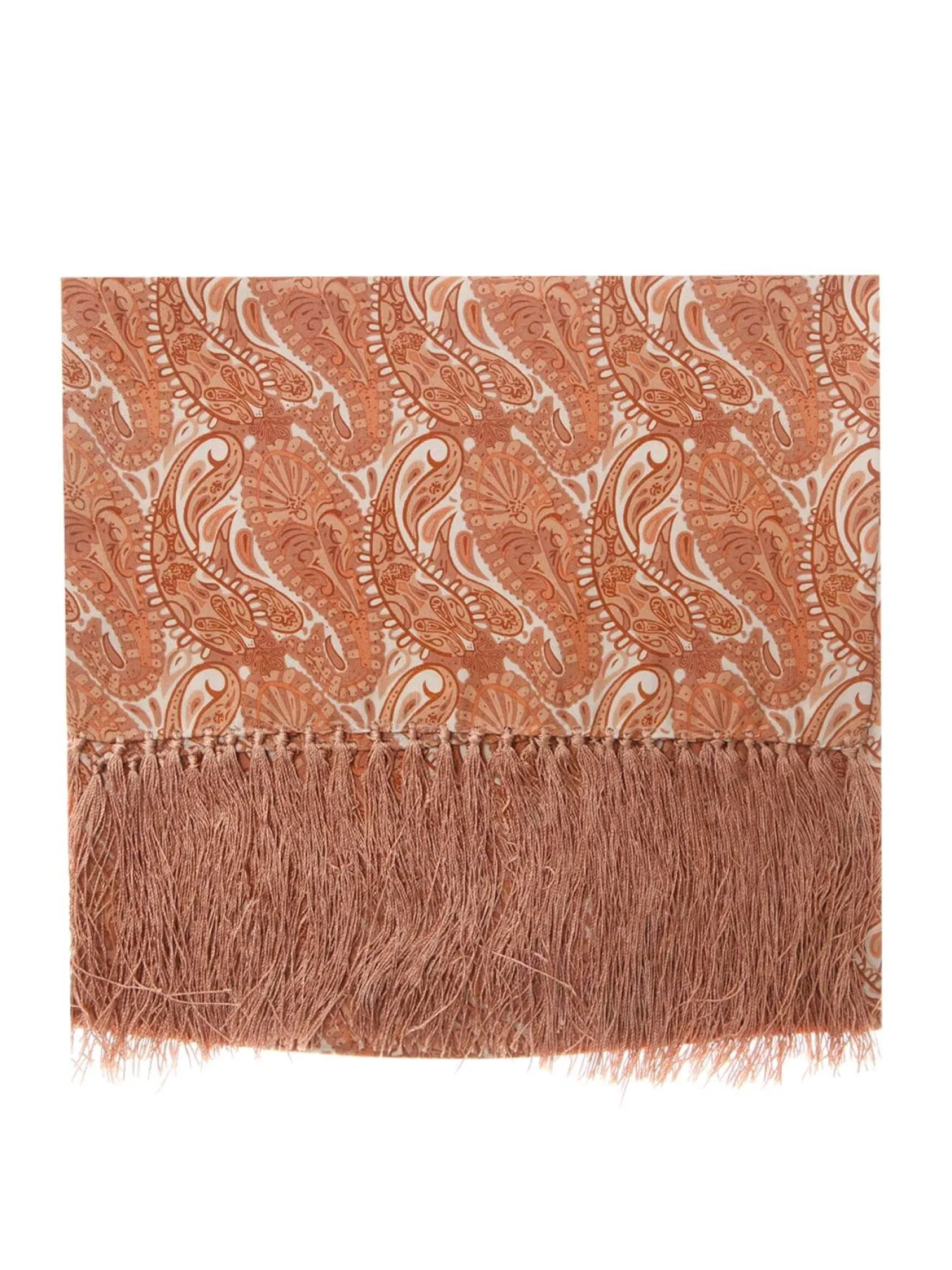 Bruce Field Foulard en pure soie motif cachemire