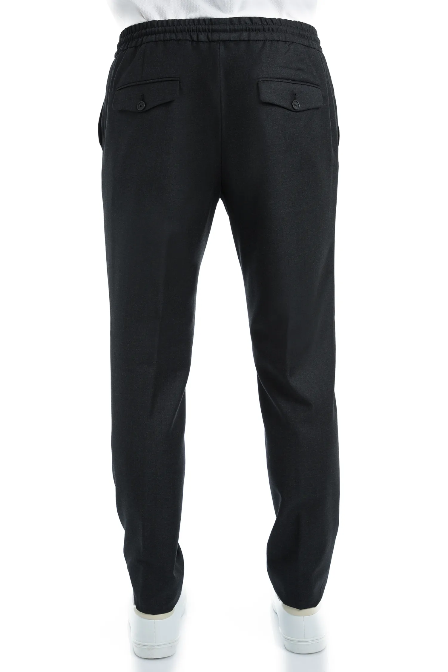 Homme Bruce Field Pantalon Dany fuselé à cordon en pure laine Vitale Barberis Canonico Super 110's