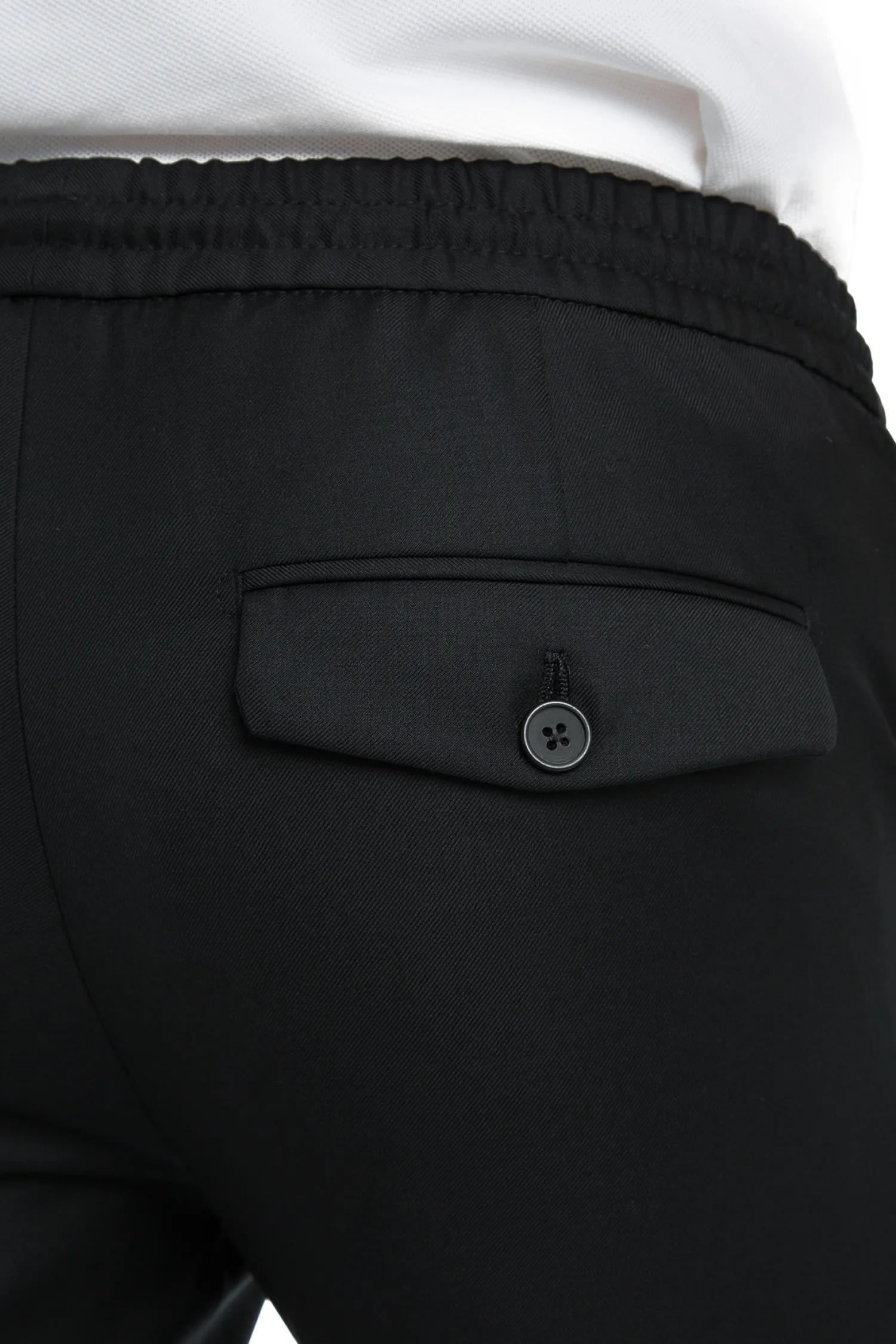 Homme Bruce Field Pantalon Dany fuselé à cordon en pure laine Vitale Barberis Canonico Super 110's