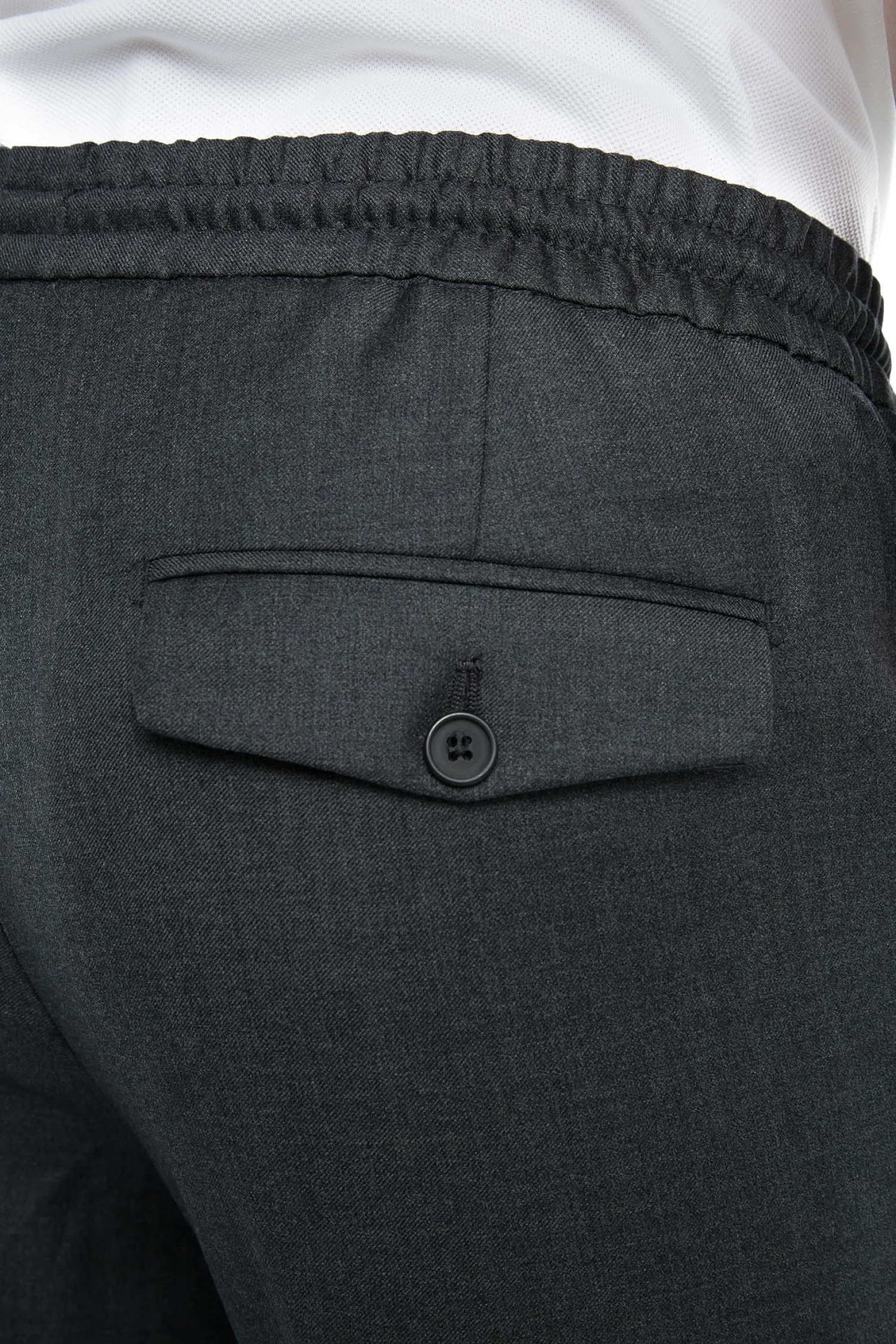 Homme Bruce Field Pantalon Dany fuselé à cordon en pure laine Vitale Barberis Canonico Super 110's
