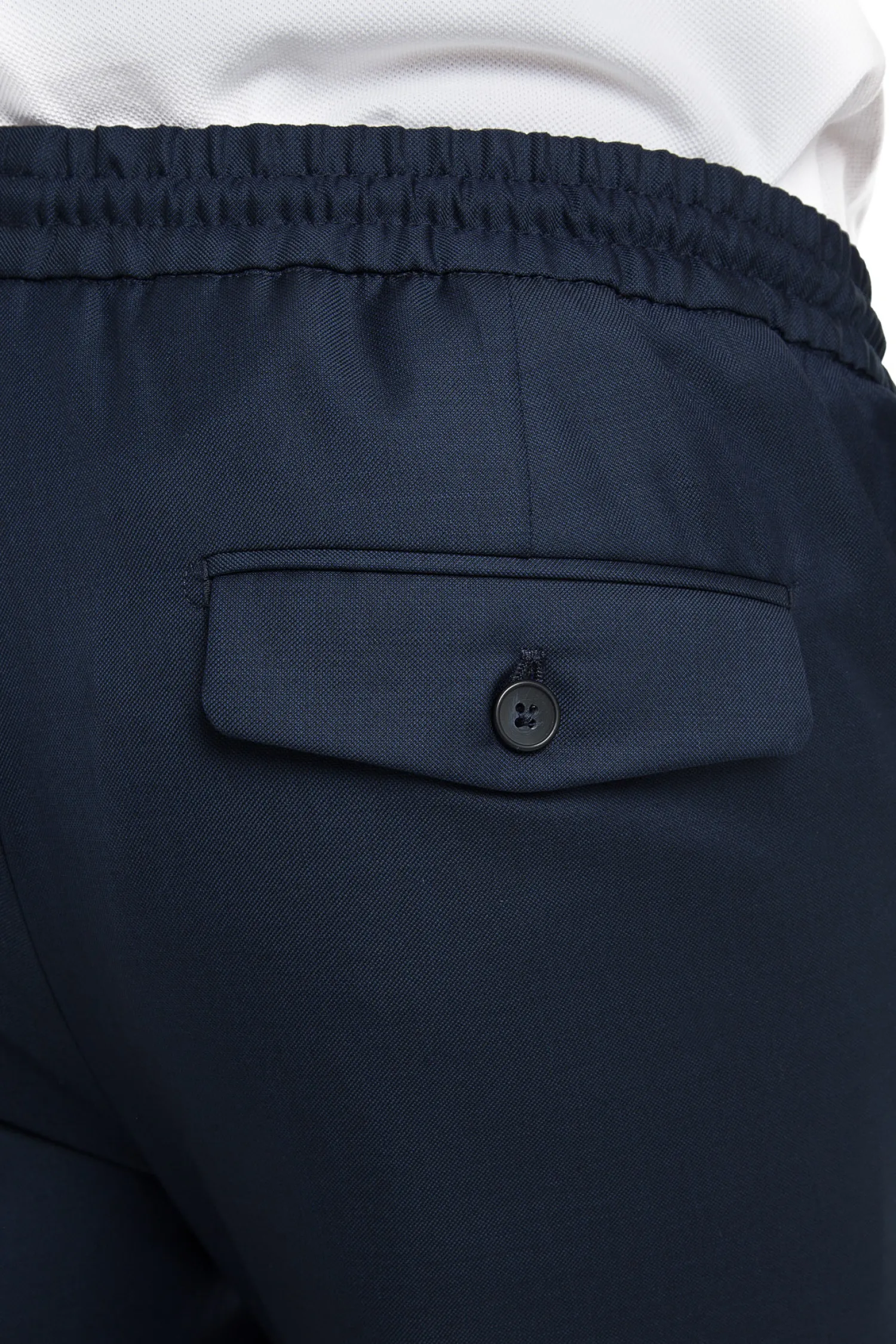 Homme Bruce Field Pantalon Dany fuselé à cordon en pure laine Vitale Barberis Canonico Super 110's