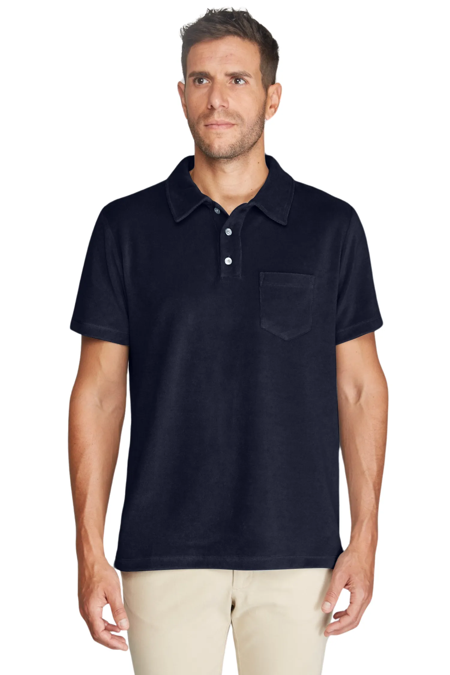 Homme Bruce Field Polo éponge en coton Greg