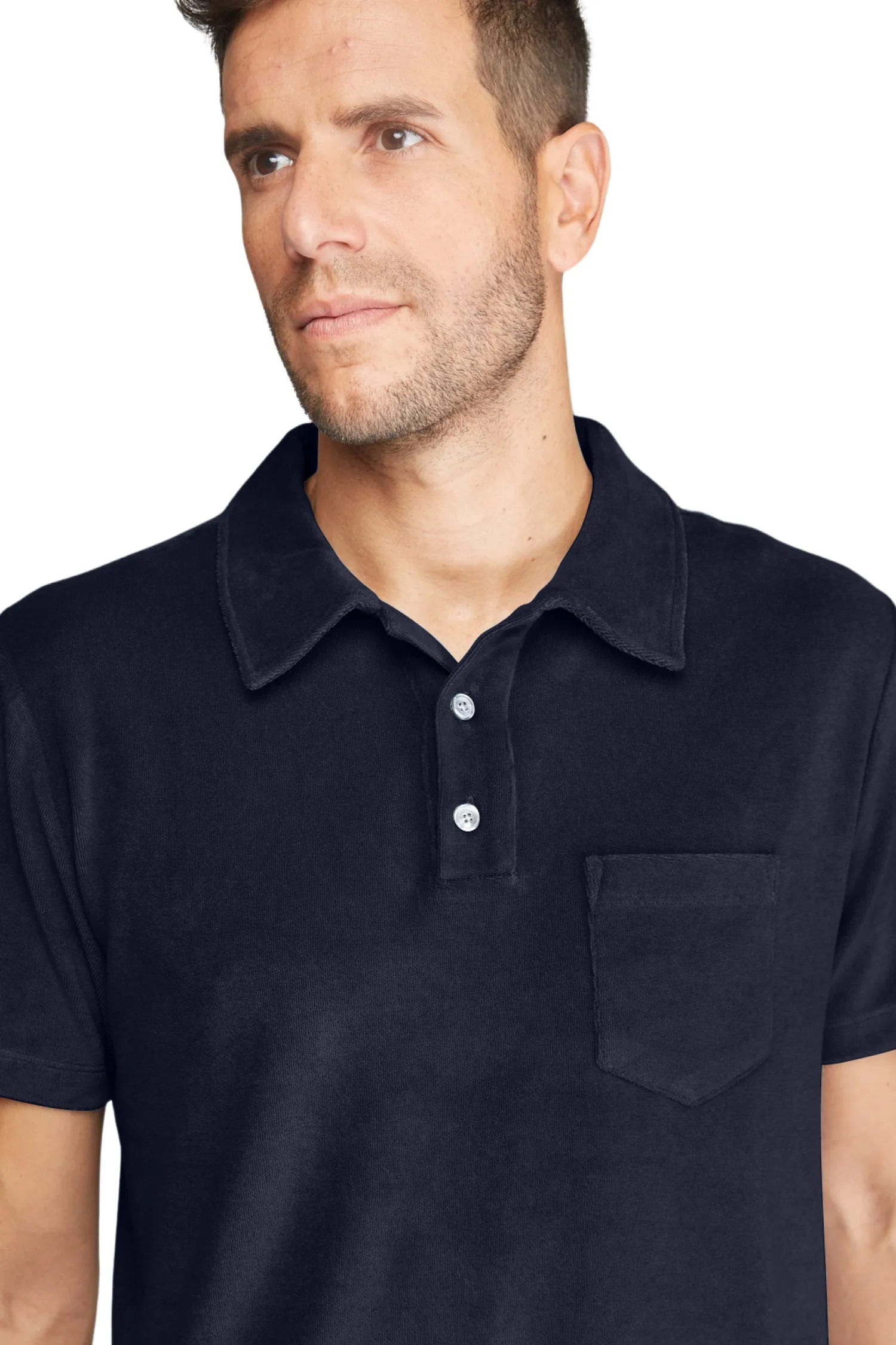 Homme Bruce Field Polo éponge en coton Greg