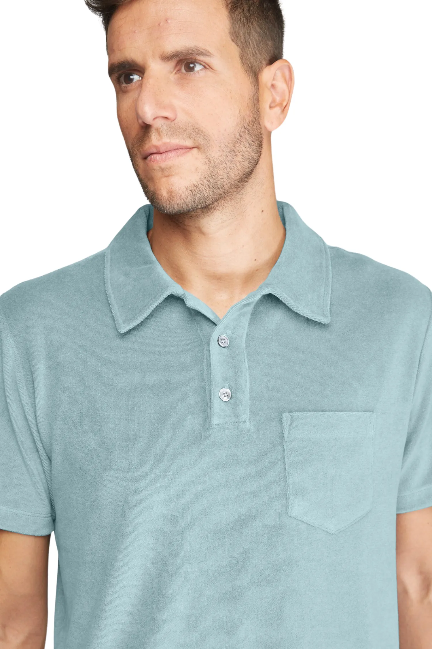 Homme Bruce Field Polo éponge en coton Greg