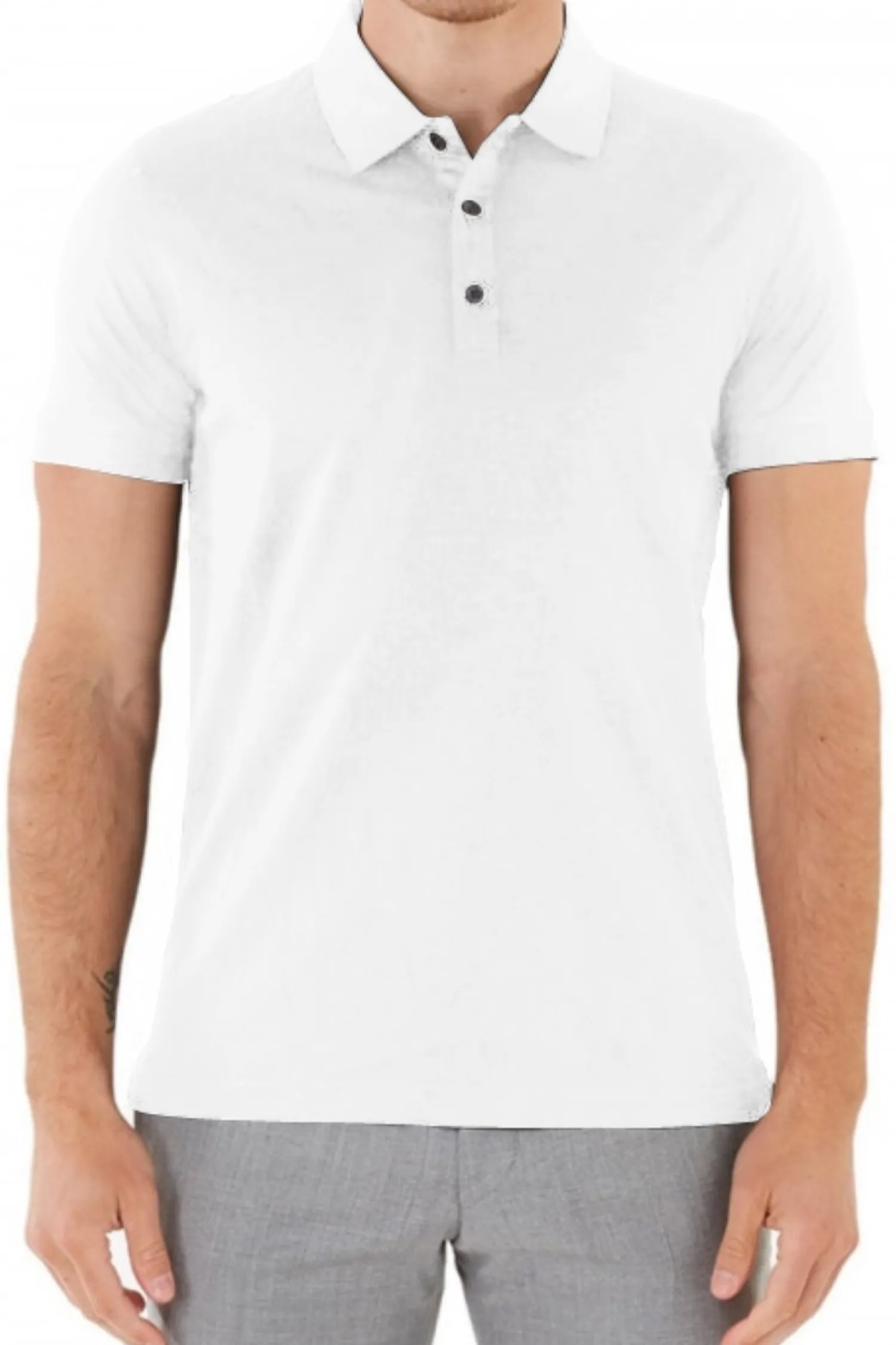 Homme Bruce Field Polo Theo pur coton jersey