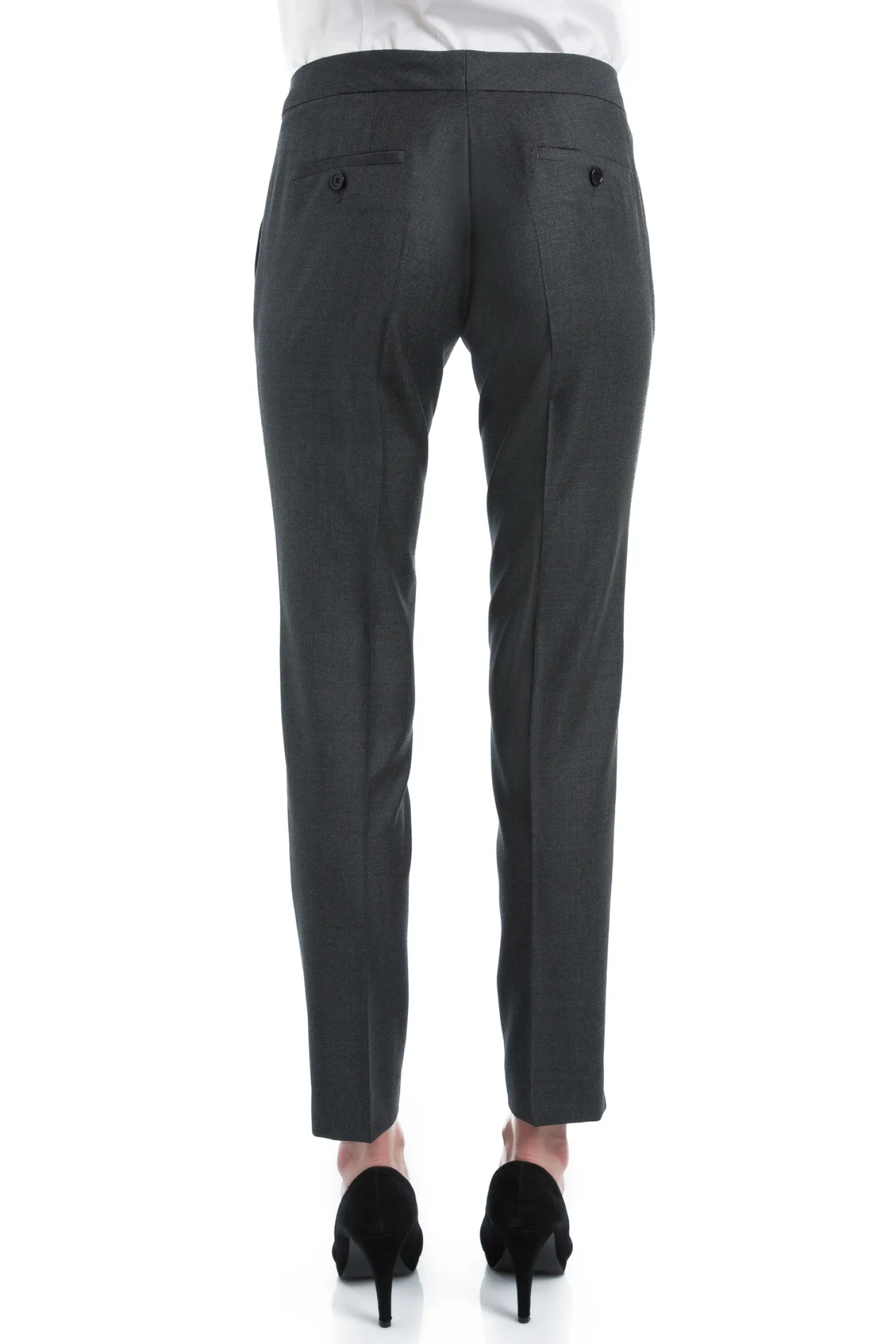 Femme Bruce Field Tailleur cintré pure laine pantalon cigarette Super 110's Vitale Barberis Canonico