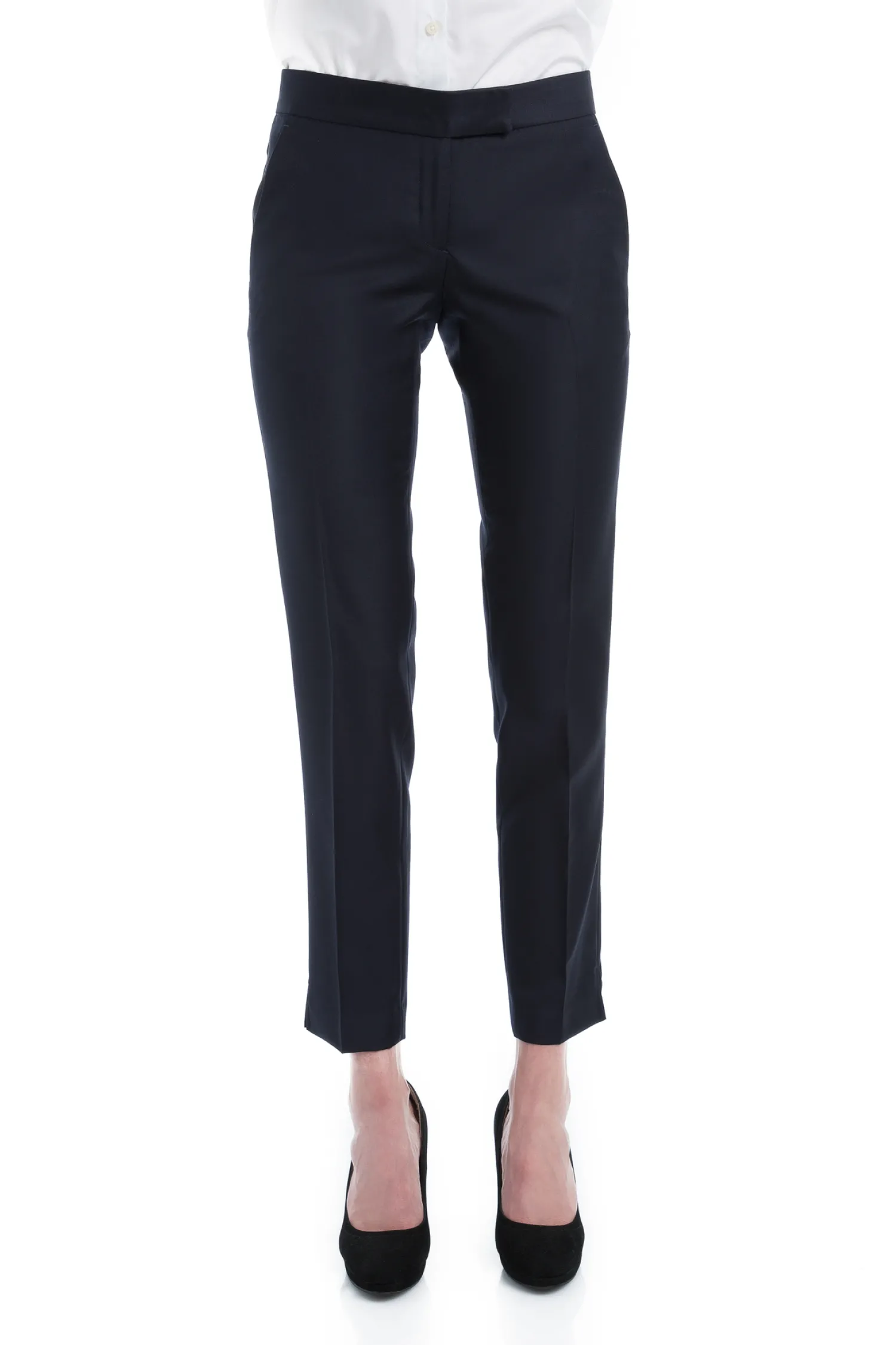 Femme Bruce Field Tailleur cintré pure laine pantalon cigarette Super 110's Vitale Barberis Canonico