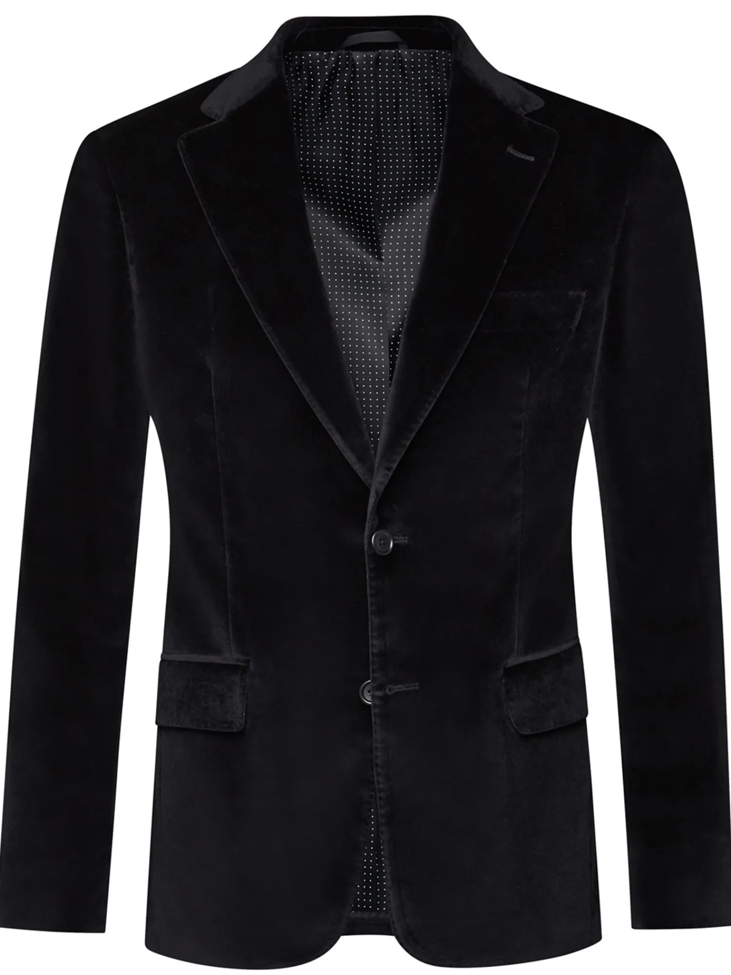 Homme Bruce Field Veste Sergio semi-cintrée velours lisse palatine